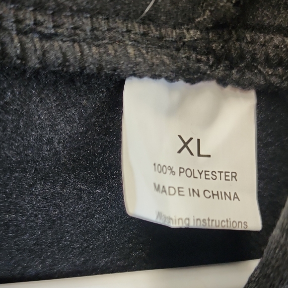 Black Hoodie with Colorful Heart Design - Picture 2 of 3